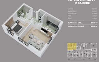 2cam.dec,langa parc,20min metrou D. leonida - Poză 1