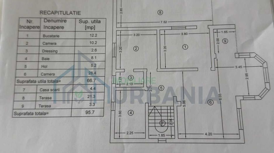 Casă P+1, 173 mp utili, teren 1220 mp, stadiu la gri, în Holboca, aproape de Tătărași - Poză 8