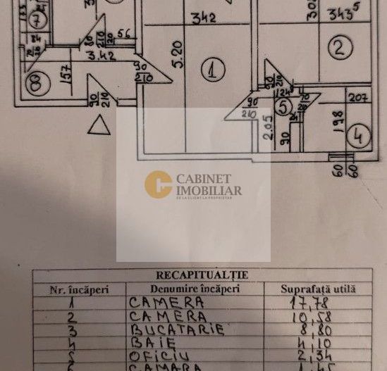 2 Camere | Arena Națională | Etaj Intermediar | Fără Risc - Schiță 11