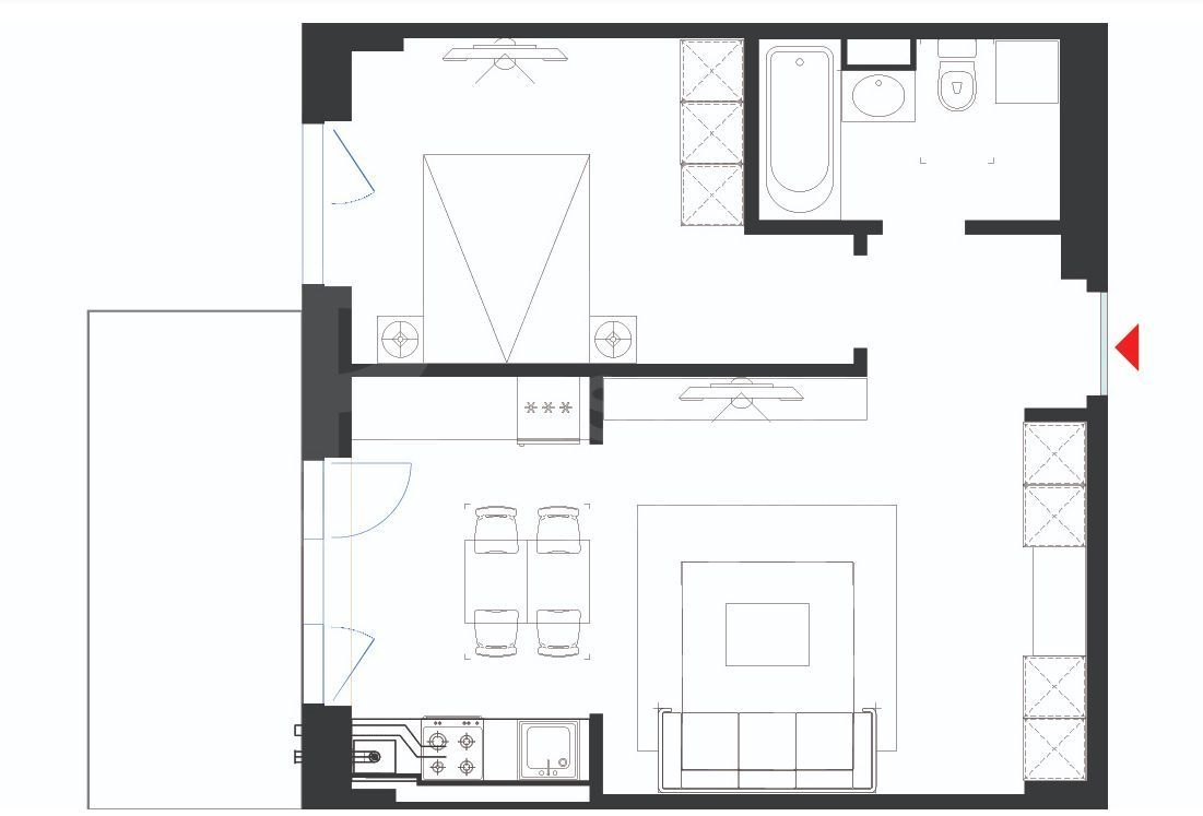 Vânzare, studiou dublu tip 2B, HILS Republica, București - Poză 12