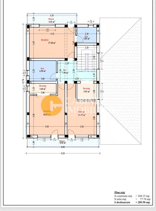 VILA Aroneanu in CENTRU 200MP utili Garaj 800MP TEREN - Poză 6