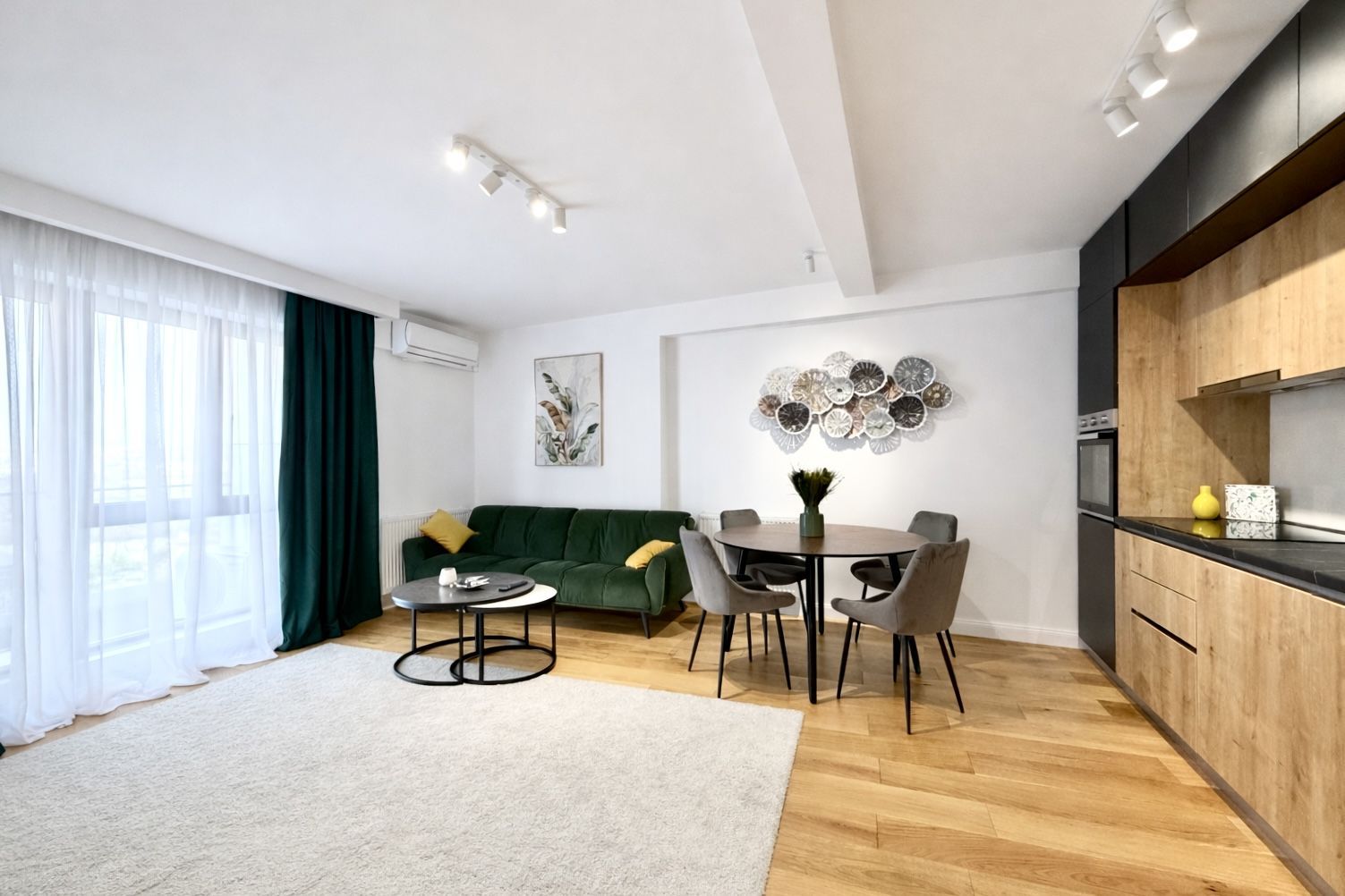 Apartament 3 camere, mobilat modern, Aviatiei – Băneasa, bloc 2024 - Poză 3