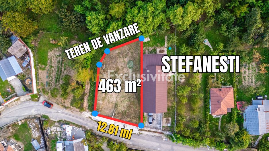 Teren intravilan cu priveliște deosebită  - Ștefănești, Argeș - Poză 2