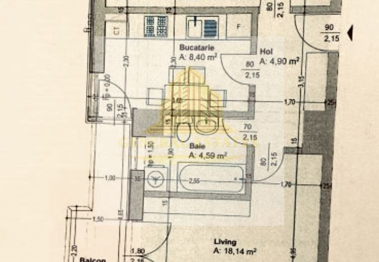 Vânzare apartament cu 2 camere, 56 m.p. în Tătărași - Evergreen Towers - Poză 20