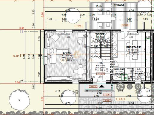 Vila moderna cu 5 camere, P+1+M, acces metrou Berceni - Poză 5