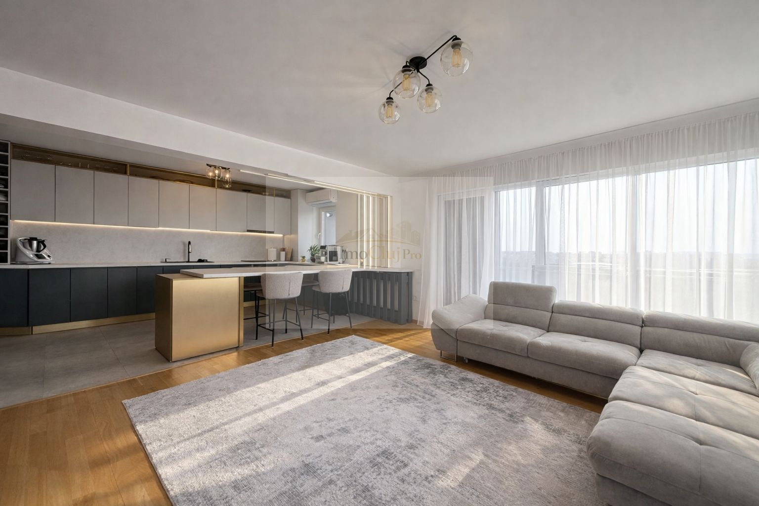 Vanzare 4 camere  + terasă 105 mp, view panoramic, Bună Ziua - Poză 2