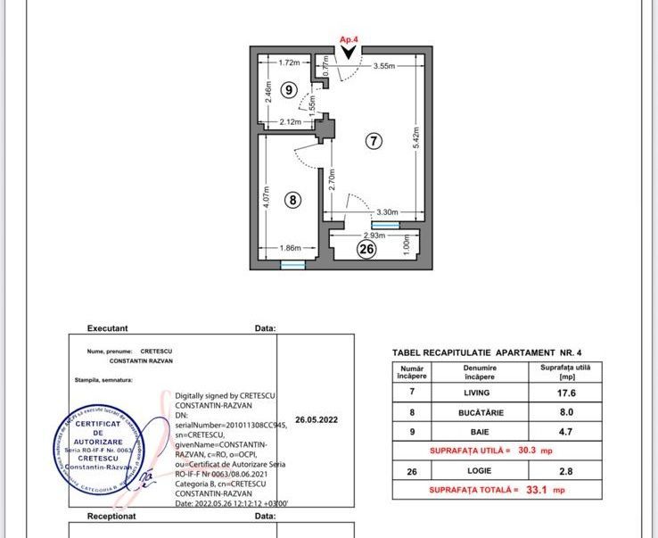 Garsoniera de vanzare Chiajna-  Rosu - Poză 10