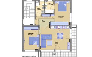 Inchiriere apartament 3 camere Pipera - Voluntari - Schiță 14