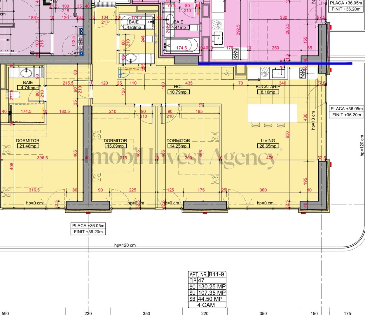 Apartament 4 camere de vanzare Fabrica de Glucoza - Schiță 2