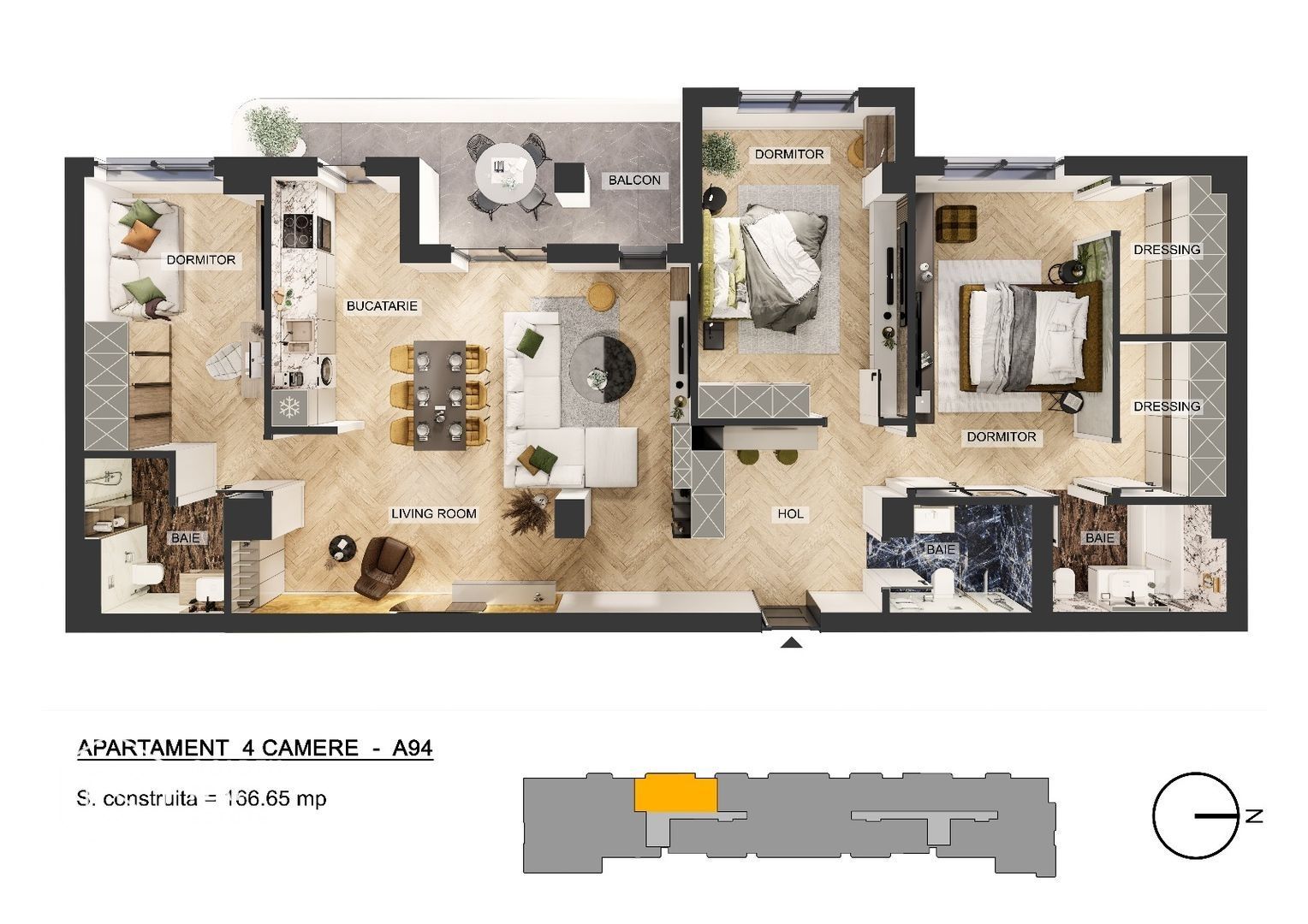 Apartamente 4 camere, Pipera, comision 0 % - Poză 17