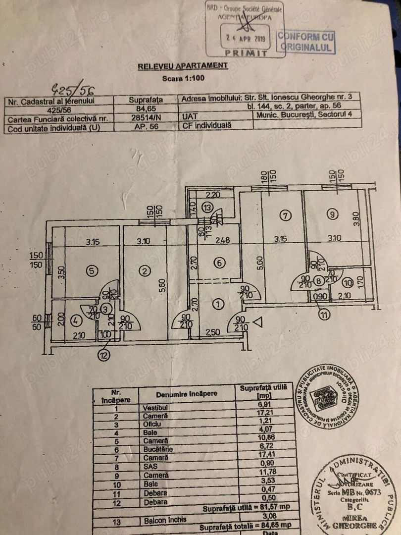 apartament 4 camere - Poză 1