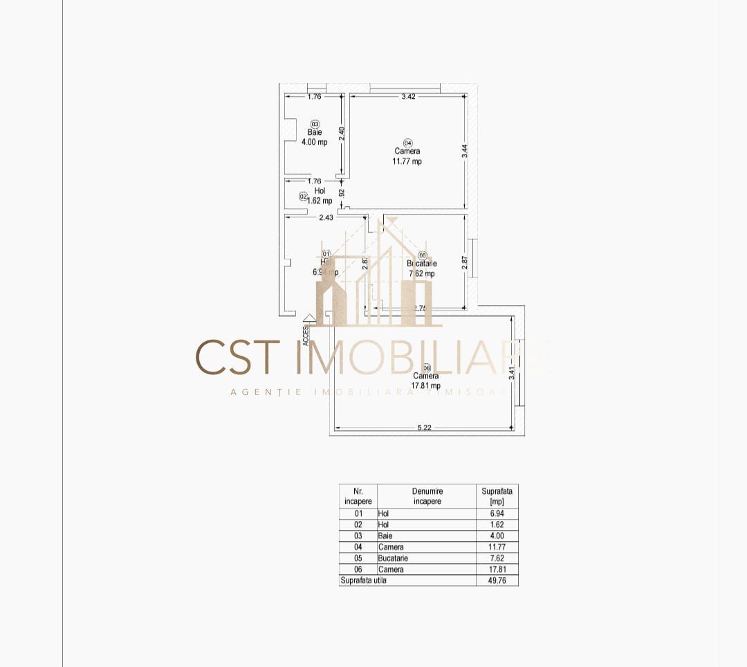 Apartament cu două camere / Zona Calea Girocului - Poză 9