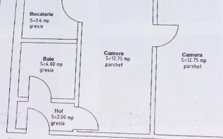 Apartament 2 camere zona Sagului - Schiță 8