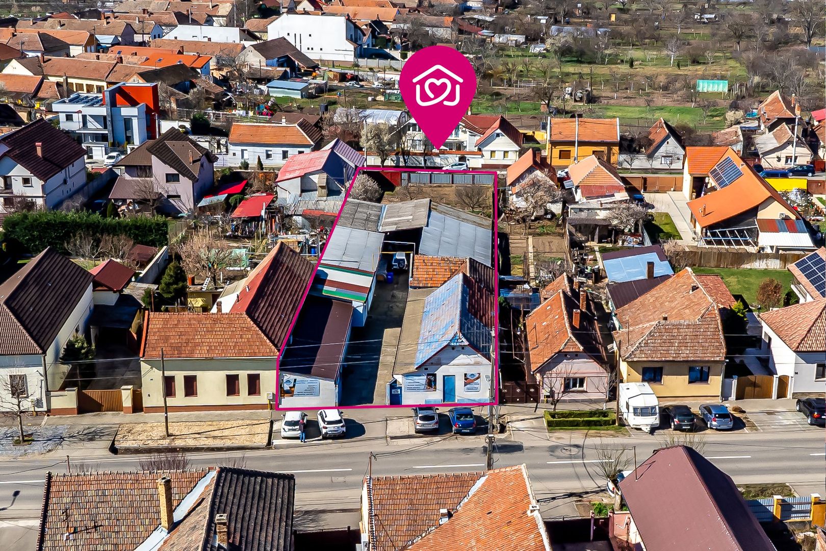 Casă + spațiu comercial + teren 1.358 mp | 2 fronturi stradale - Poză 1