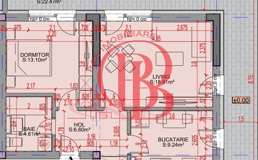 Oferta Lansare 2 camere bloc boutique  parcul Teilor - Schiță 6