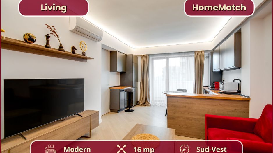 Cortina North || 2 camere || Finisaje de lux || Parcare || Comision 0% - Poză 3