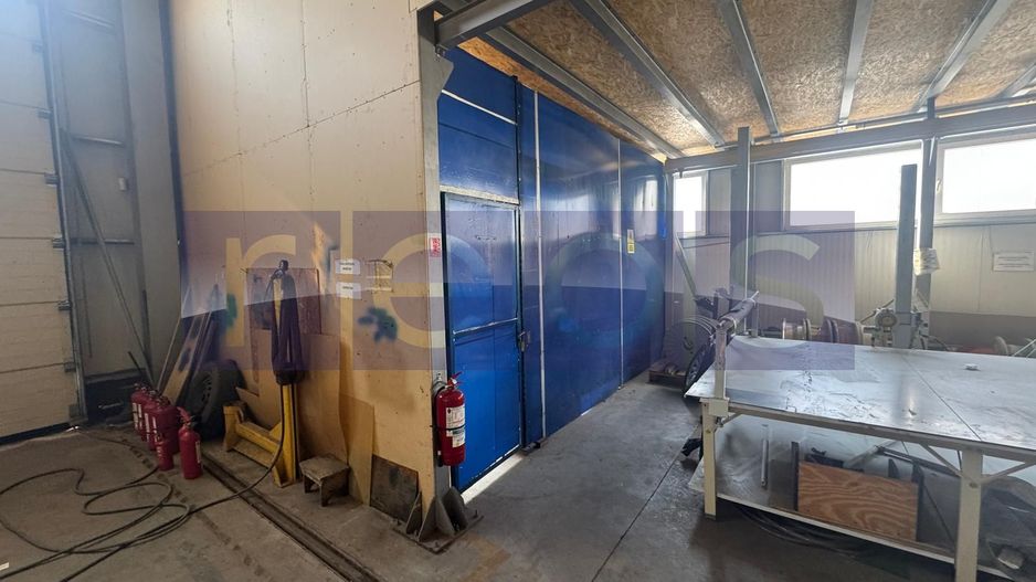 Hală industrială 774 mp cu pod rulant + aviz ISU | Crevedia | Acces DN1A | TIR - Poză 4