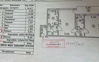 Apartament cu 2 cam, la 3 minute de metrou Jiului - Schiță 9