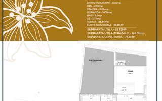 Apartament 3 camere nou, cu terasa Pta-Unirii AP05B - Poză 3