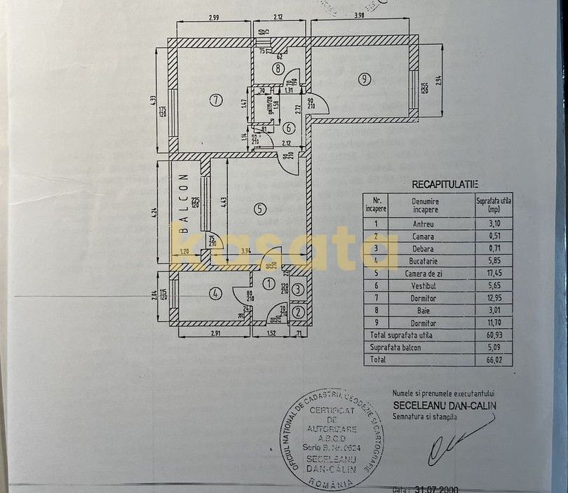 OPORTUNITATE | APARTAMENT 3 CAMERE | OBOR | MOBILAT MODERN - Poză 13