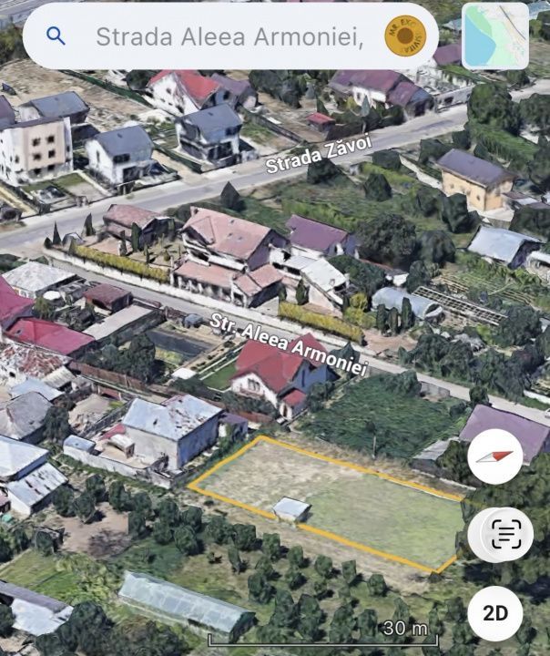 Teren intravilan Stefanesti Zavoi, utilitati, 38 m deschidere - Poză 3