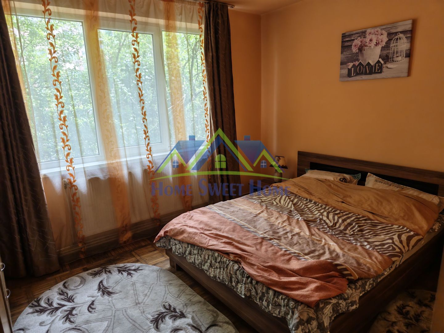 Inchiriez apartament 2 camere zona Pompieri, etaj 1, mobilat, balcon! - Poză 4
