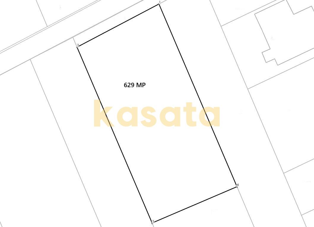 Teren de vânzare – 629 mp, dublă deschidere, Clinceni | 69 €/mp - Schiță 2