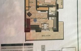 Apartament 3 camere, finisat, etaj 2, parcare subterana, Floresti str Sub Cetate - Poză 15