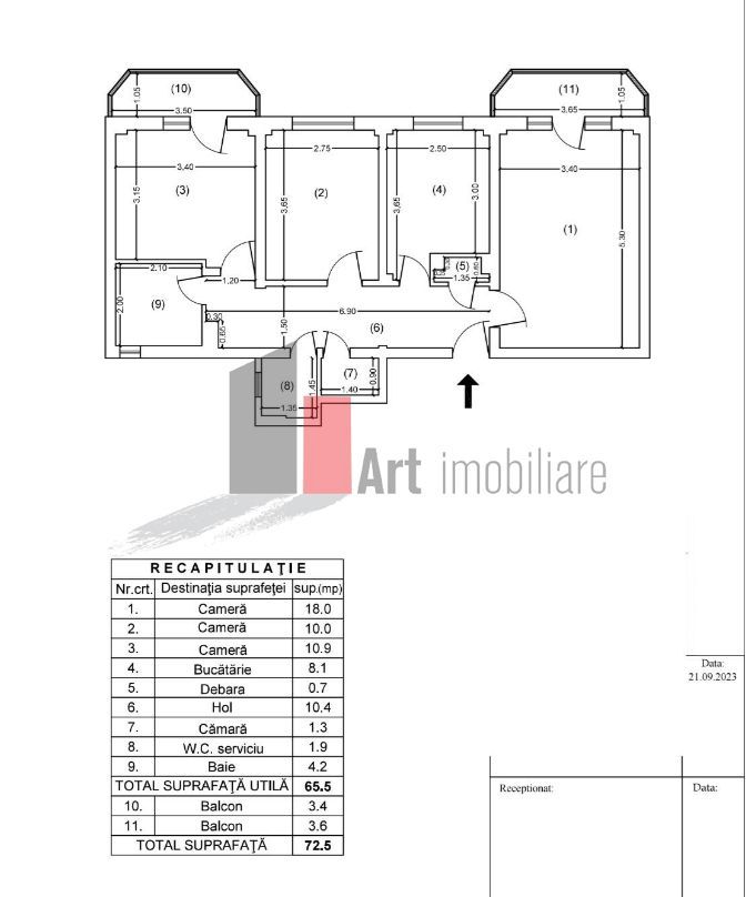 APARTAMENT DE 3 CAMERE-PARCUL CIRCULUI, BARBU VACARESCU - Poză 1