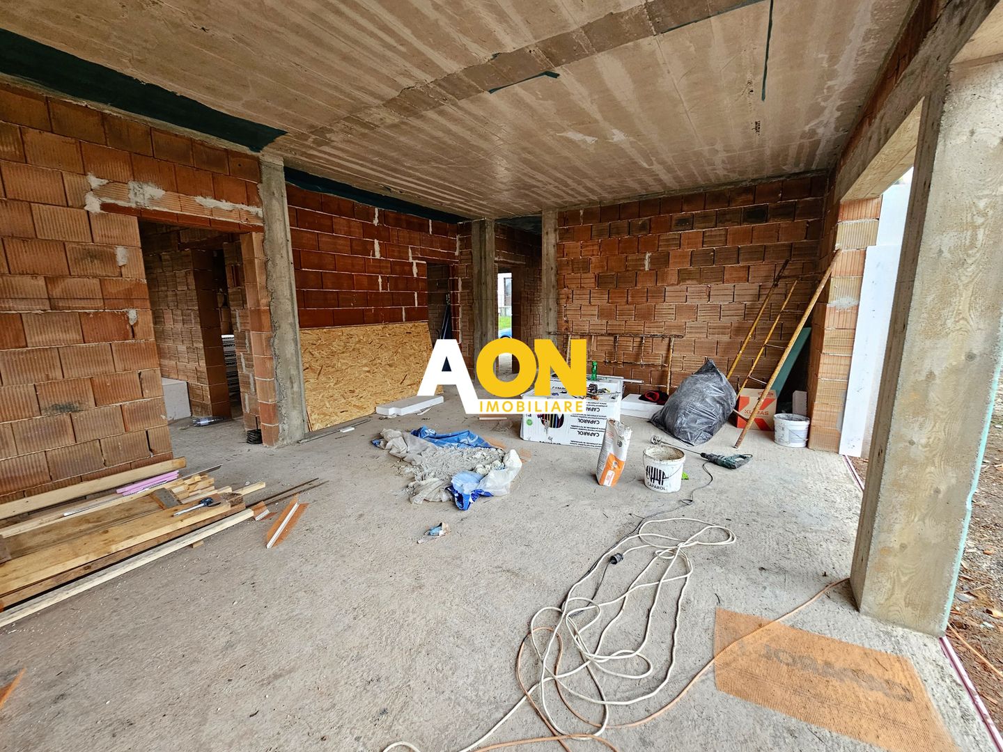 Casa nouă 123 mp utili, semifinisată, 535 mp teren, pod mansardabil - Poză 10