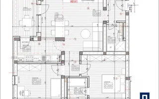 Comision 0%. Apartament modern 3 camere, parter, terasa, bloc nou, Braytim.  - Schiță 29