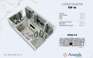 Gars.dec-40mp,ideal investitie,direct dezv./15min metrou Leonida - Poză 1