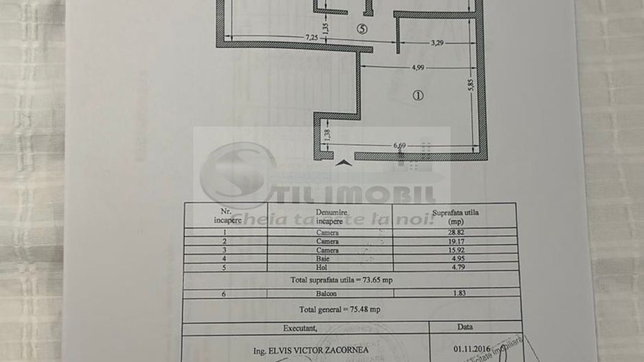 Ap 3 camere |76 mp| Lângă Palas |Parcare inclusa| Ideal investiție - Poză 16
