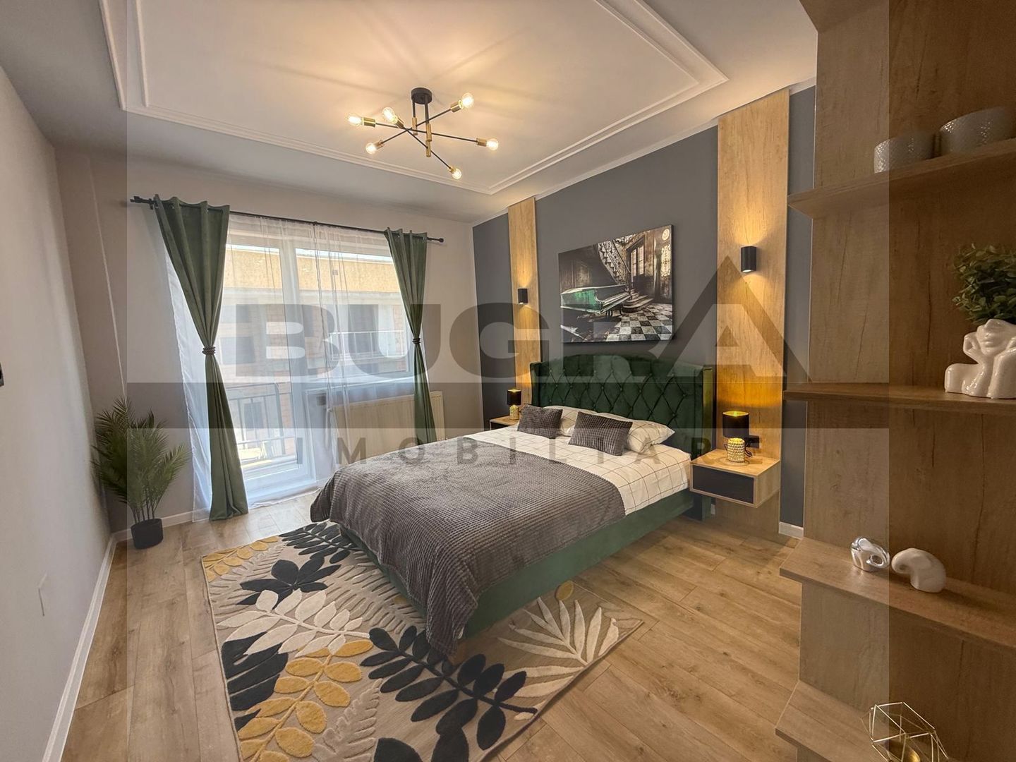 Apartament 2 camere, 58 mp, LUX, garaj, zona Teilor - Poză 9