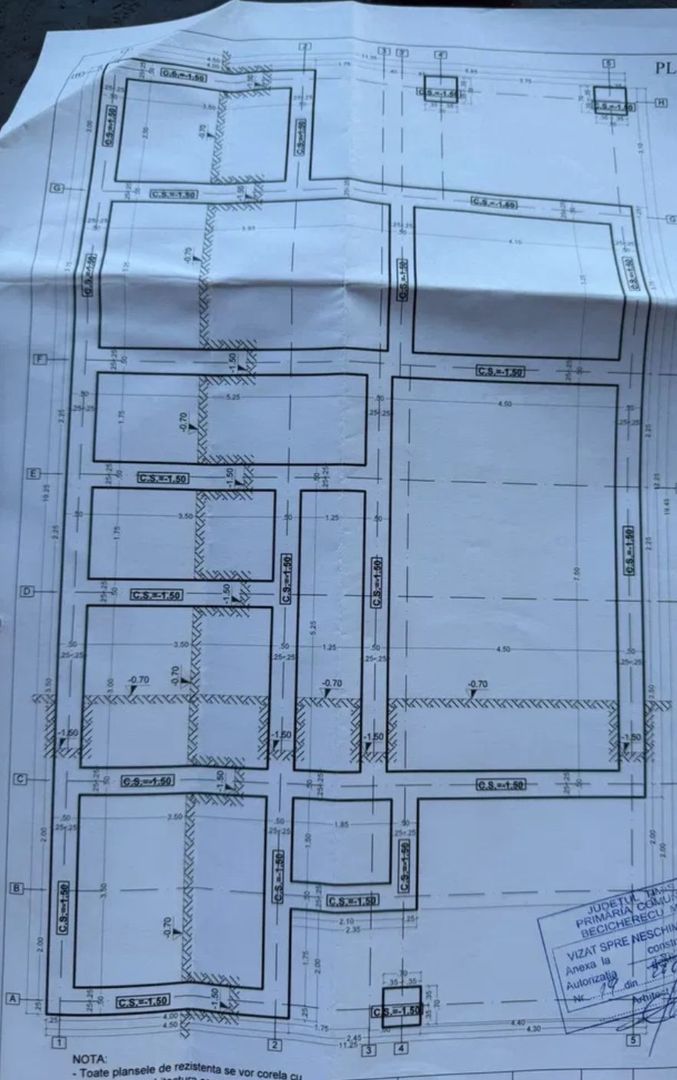 Teren Intravilan Becicherecu Mic Cu Proiect Si Autorizatie,Fundatie Finalizata - Poză 5