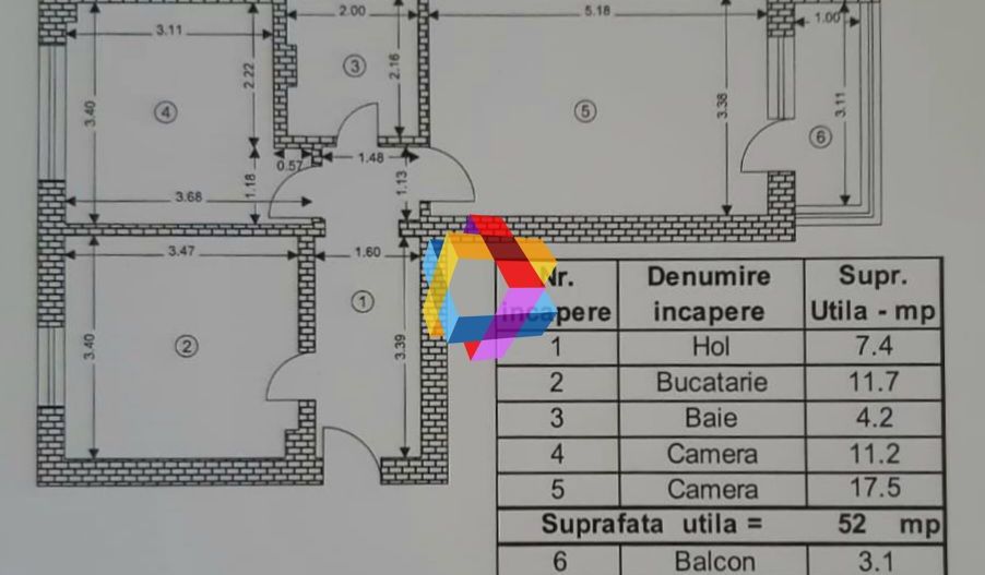 Apartament doua camere de vânzare Brasov, zona Astra, 52 mp, Plus-imo.ro - Poză 10