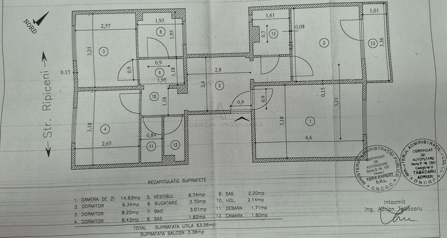 3 Camere spatioase I Transformat din 4 camere - Poză 12