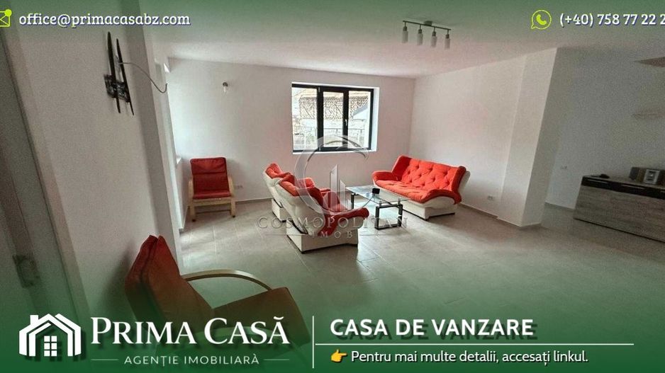Casa constructi noua si teren 750mp comuna Unguriu BZ finisaje moderne - Poză 10
