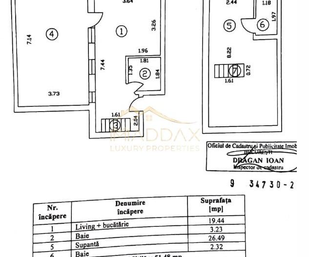 Duplex 2 camere // terasa 30mp // zona case // Trapezului // Pallady - Schiță 13
