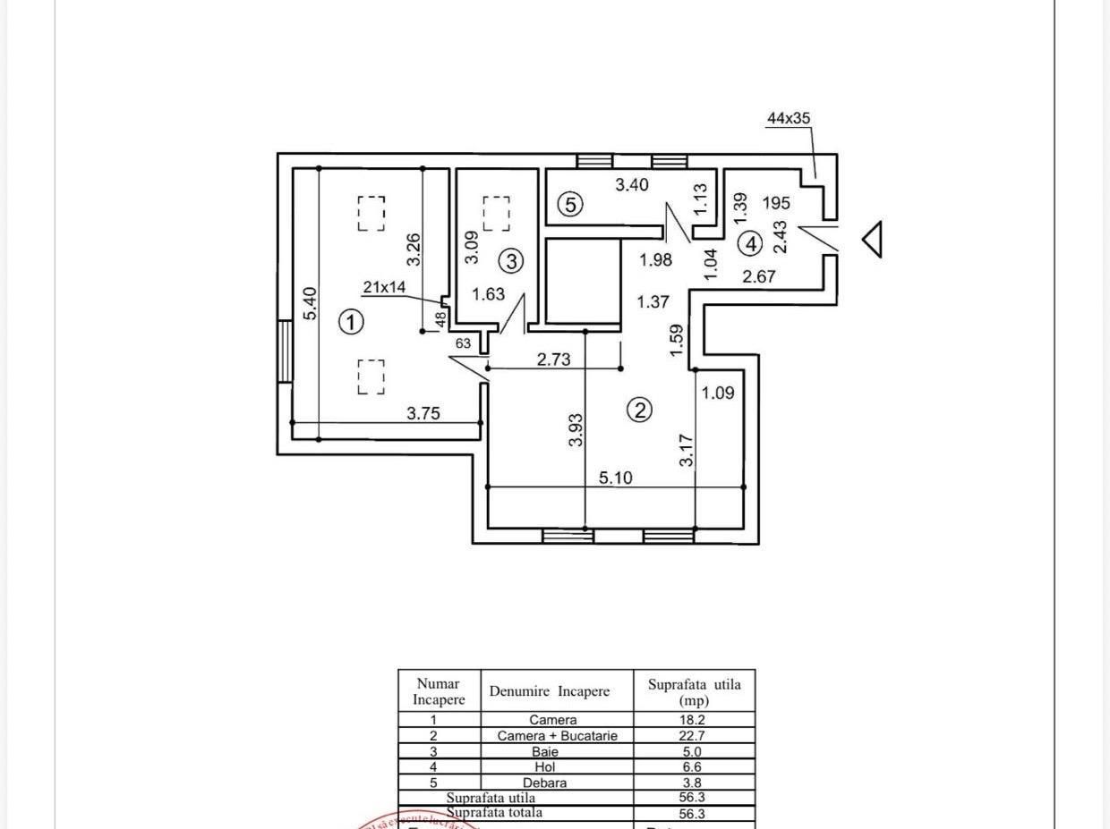 Apartament cu doua camere, Grivita-Domenii - Poză 13