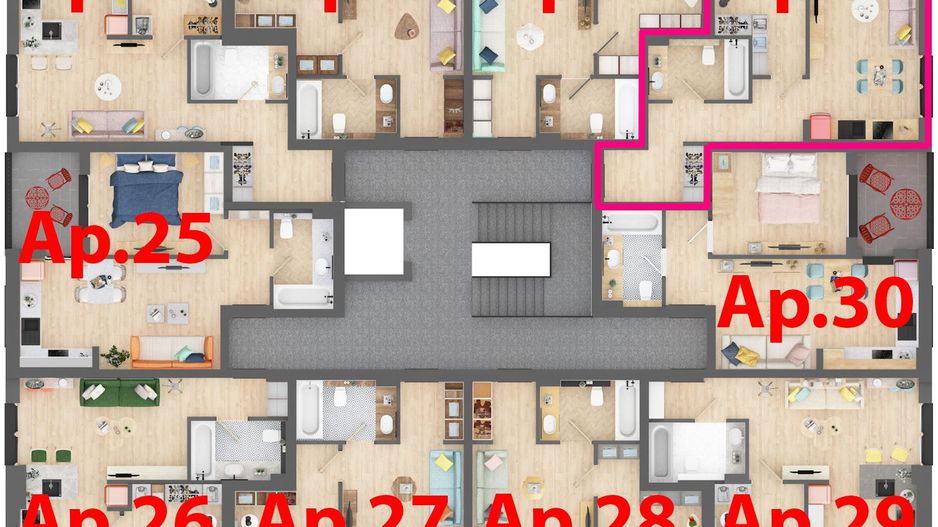 Apartament în bloc NOU, ARED City, lângă Atrium - Poză 4