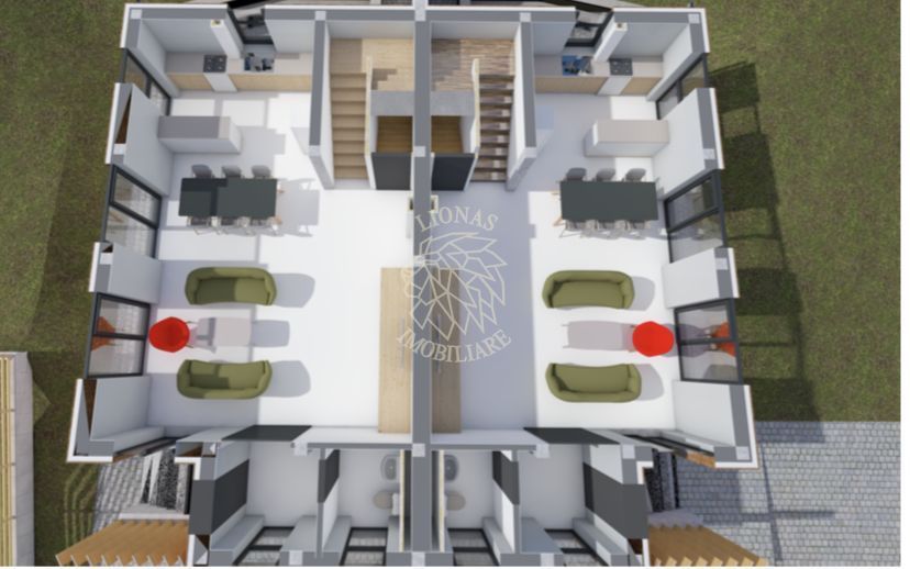 Doua case in Duplex 4 camere 183 mp-teren 295 mp-Dezmir Jud. Cluj - Poză 14