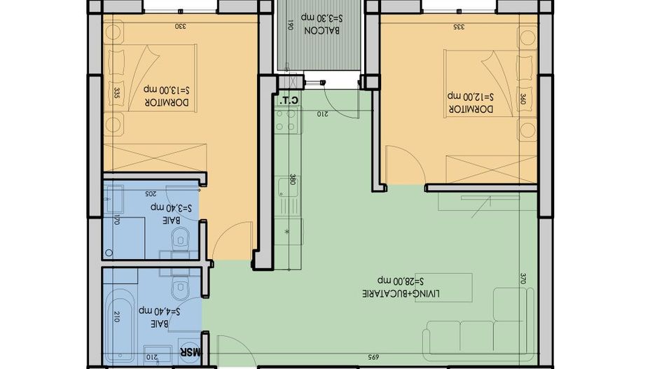Sky Garden Berceni - 3 camere fix langa metrou - Poză 1