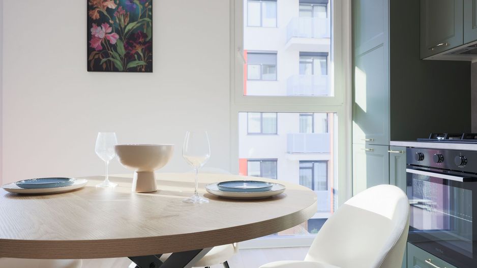 Apartament cu 2 camere NOU, finisat cu Chirias inclus - Poză 9