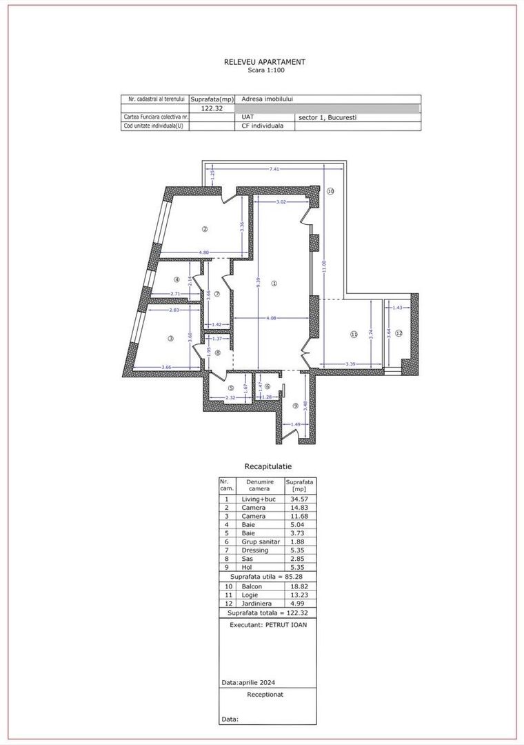 Ultracentral | 3 camere | 37 mp terasa | Centralis | Parcare - Schiță 20