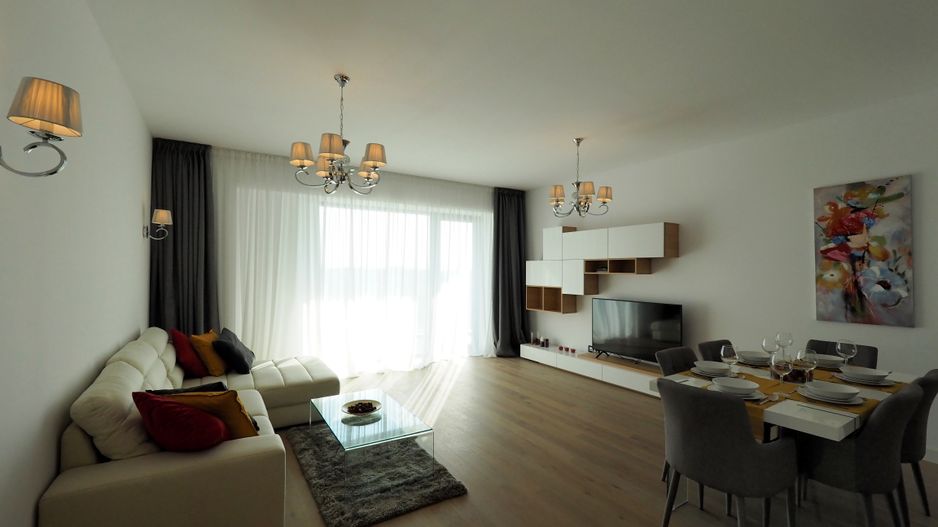 VEDERE PARC! Apartament modern cu 3 camere | terasa 16mp | garaj - Poză 2