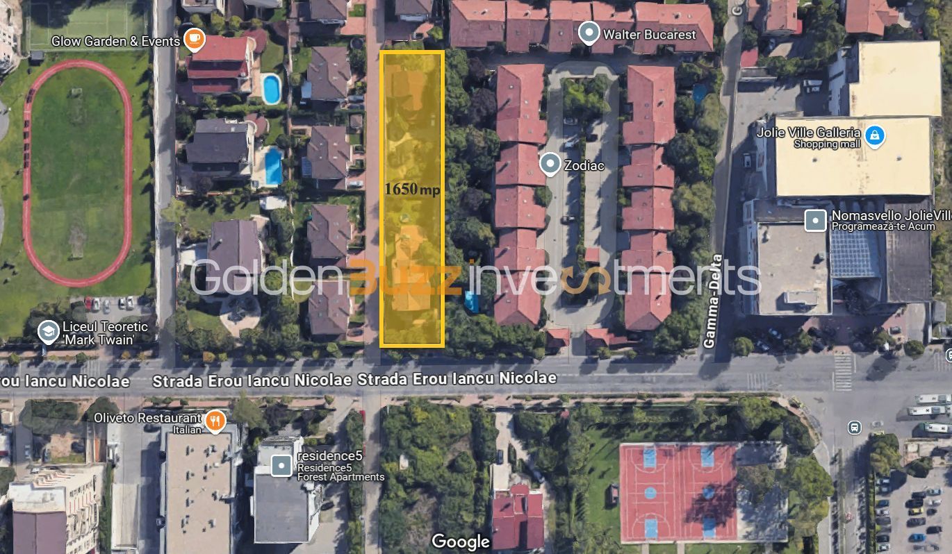 Teren de vânzare - 1650 mp, Iancu Nicolae | Poziție Premium | - Poză 3