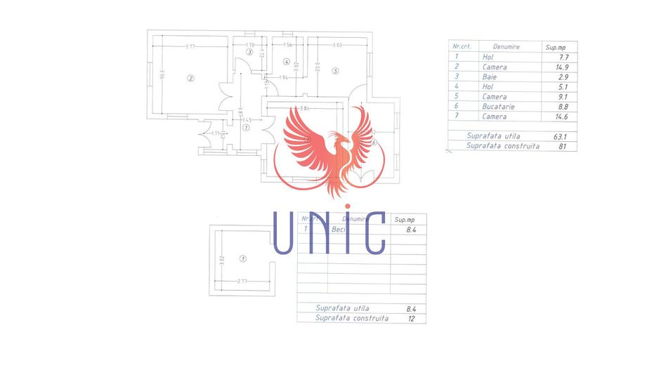 POTENTIAL INVESTITIE Teren 429 MP + Casa Brazda lui Novac - Schiță 2