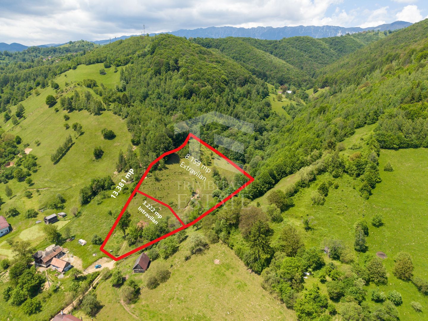Moieciu de Jos |Teren 11.381 mp | Panoramă, potențial turistic - Poză 2