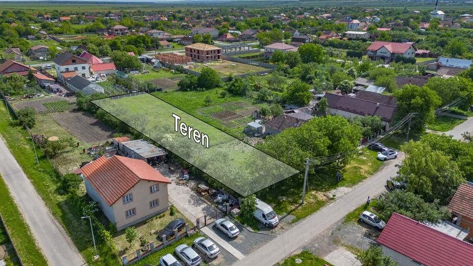 Teren 1.448 mp | Cerneteaz | Strada asfaltata | Utilitati | Comision 0% - Poză 1